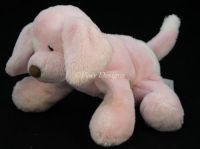 Gund Spunky Dog Pink Plush Lovey Stuffed Animal #58373